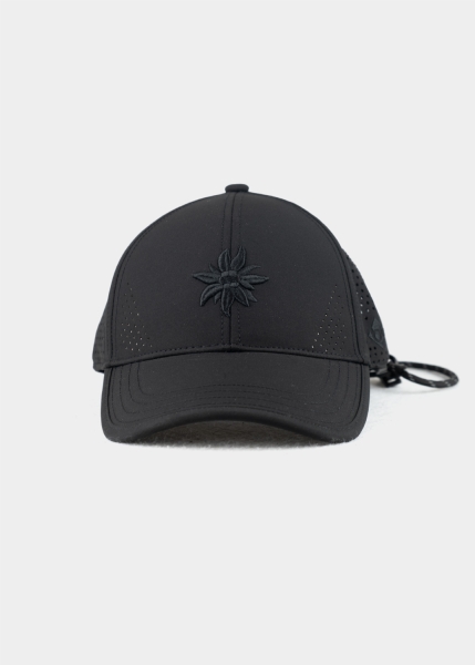 Cap "Edelweiß Outdoor v2" - schwarz (Curved)